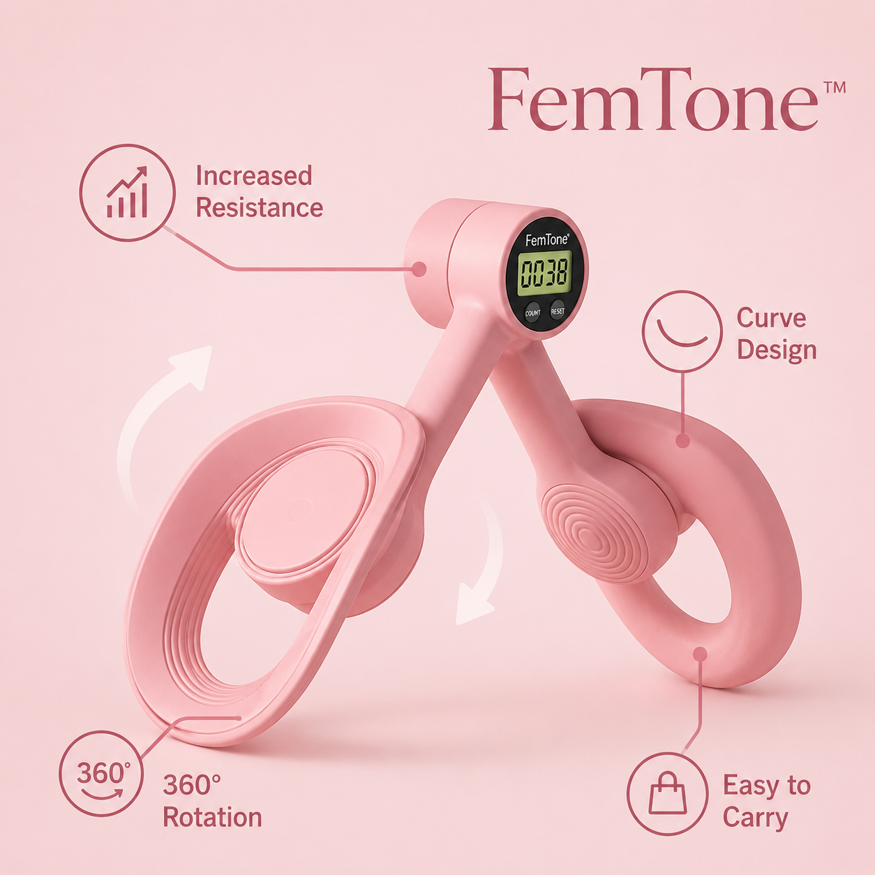 FemTone™ Pelvic Floor & Thigh Trainer