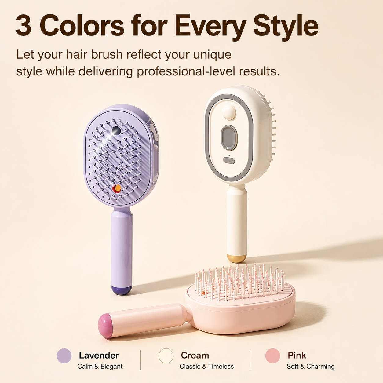 SteamGlow™ 5-in-1 Nano Mist Hair Therapy Brush