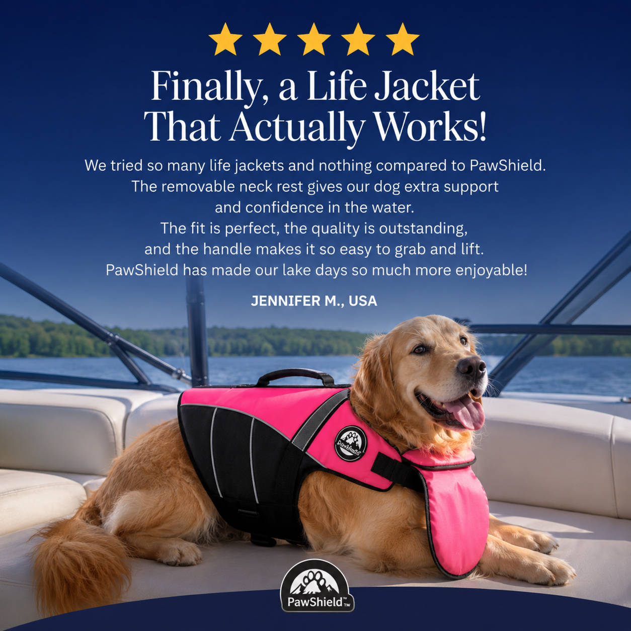 PawShield™ – Keep Your Best Friend Safe On The Water