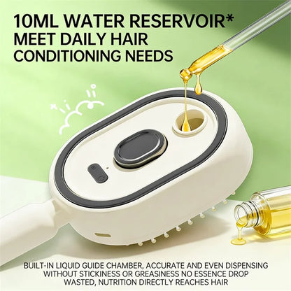 SteamGlow™ 5-in-1 Nano Mist Hair Therapy Brush